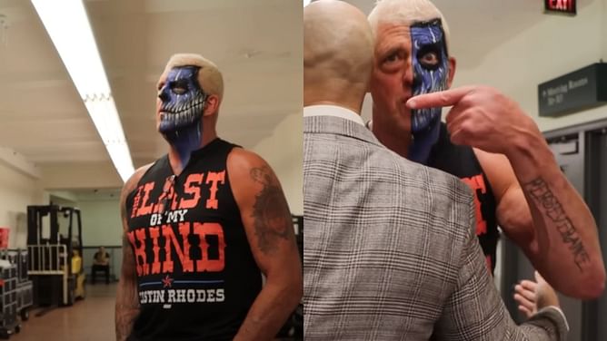 Dustin Rhodes reunites with former WWE star backstage in AEW after years: "Where the f have you been?"