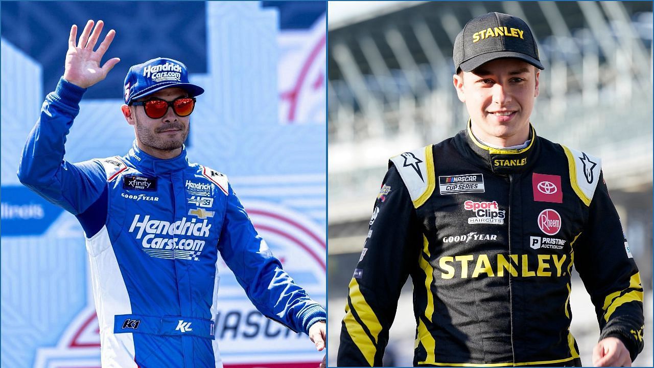In Picture: Kyle Larson and Christopher Bell (from Left). Credit: Imagn Images.