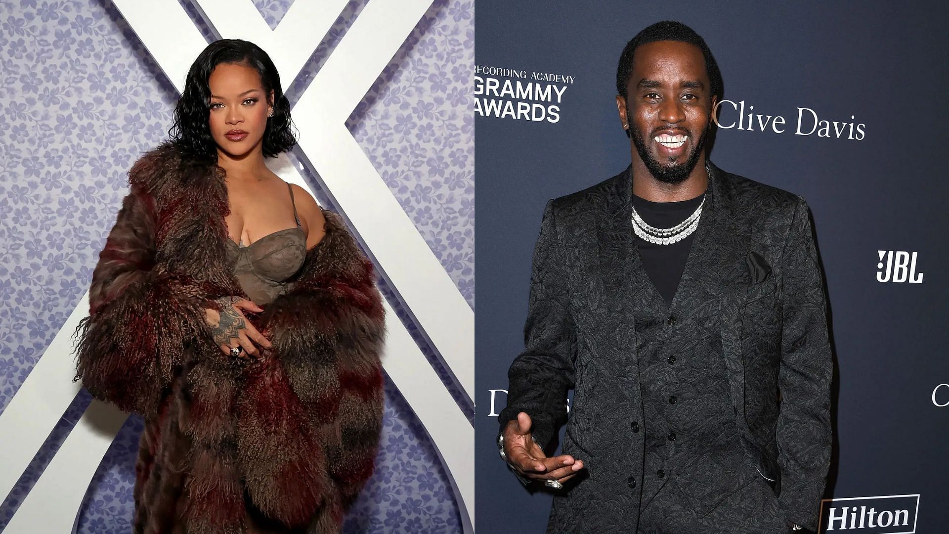 From L to R, Rihanna and Sean Diddy Combs: Image via Getty Images