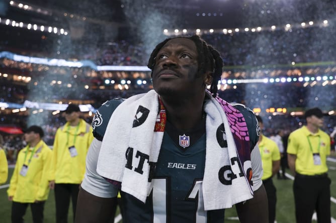 AJ Brown voices complaint over NFL stars being allowed in Olympics flag football