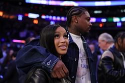 SPOTTED: Patriots WR Stefon Diggs enjoys Knicks playoff game with Cardi B at Madison Square Garden