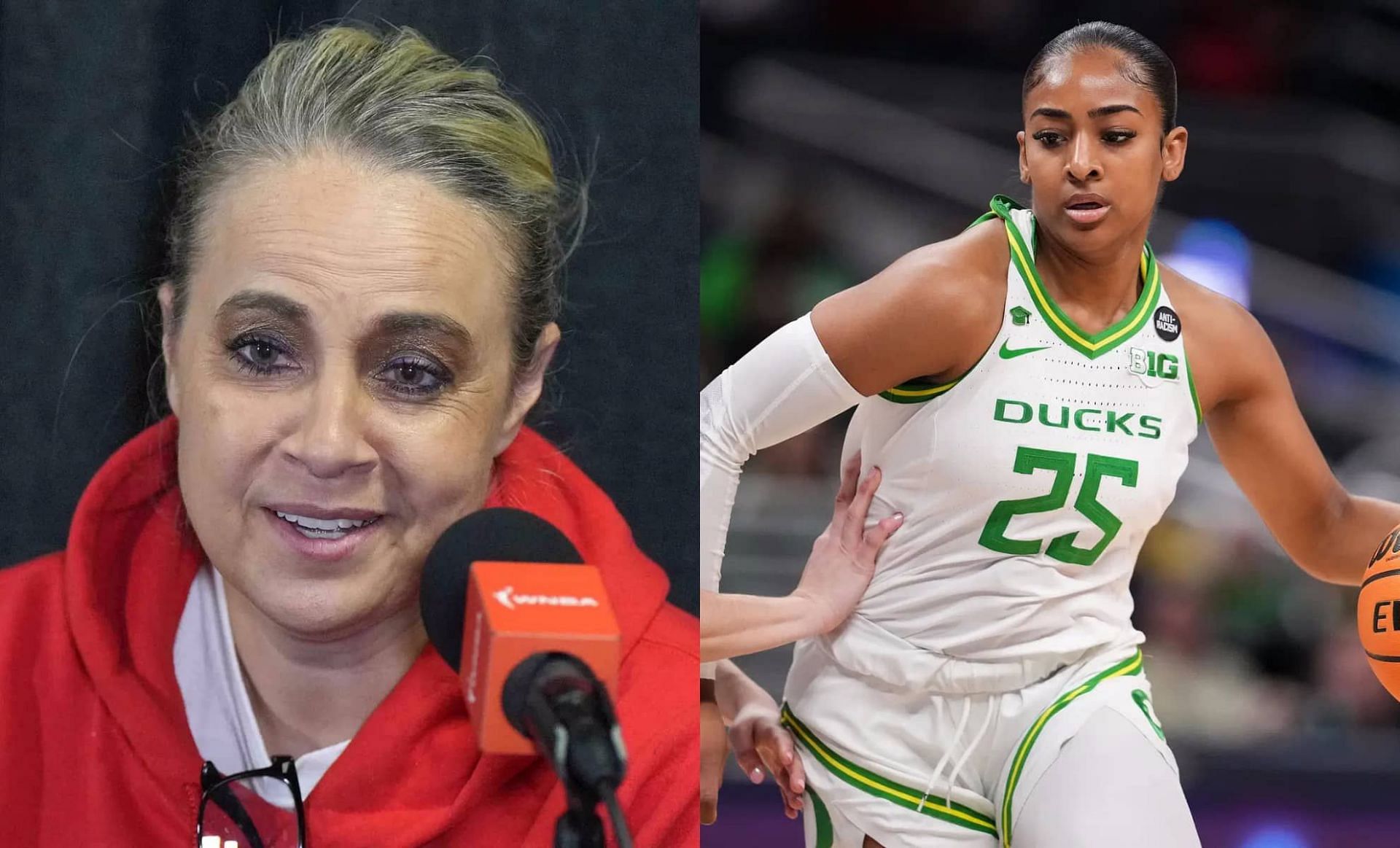Becky Hammon and Deja Kelly