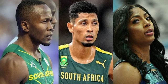 Wayde van Niekerk (C), Akani Simbine (L) and Tia Jones (R) were some of top performers at Atlanta City Games. PHOTO: Getty Images 