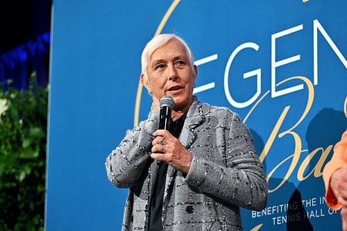 Martina Navratilova at an event- Image Source: Getty