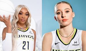 DiJonai Carrington embraces big sister role for Paige Bueckers in candid interview: "Punishment for bothering my vets"