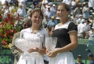 Martina Hingis and Monica Seles - Source: Getty