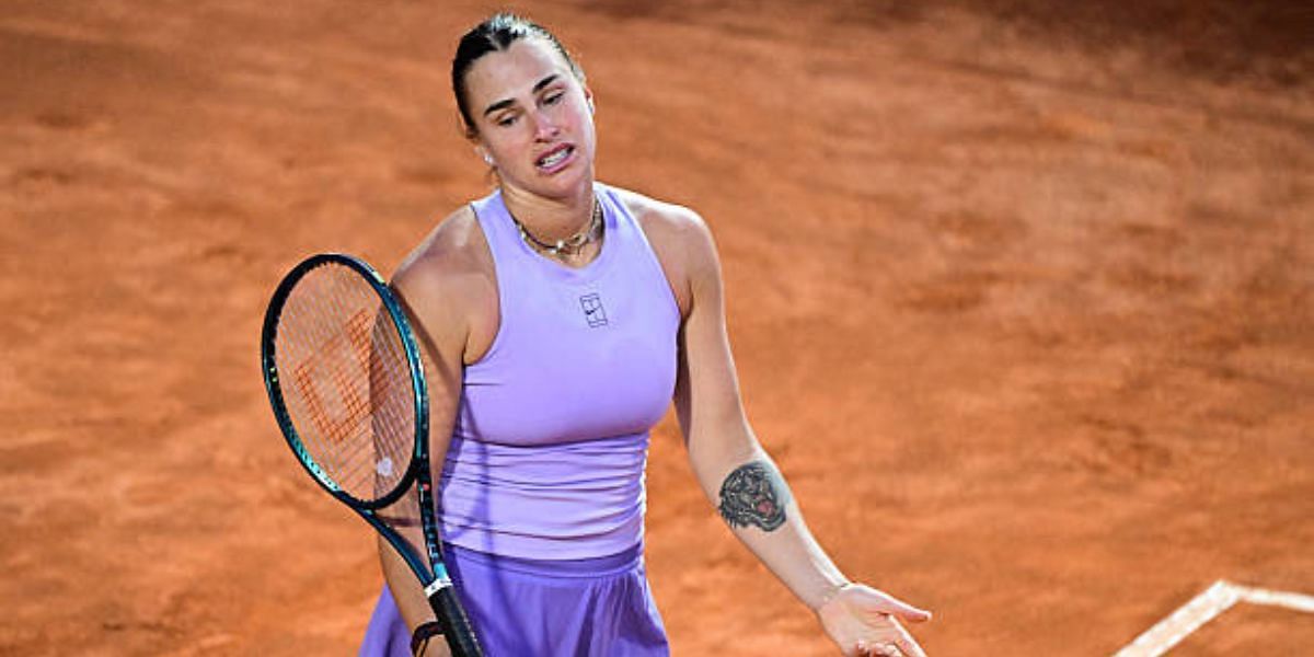 Aryna Sabalenka faces code violation during Italain Open- Source: Getty
