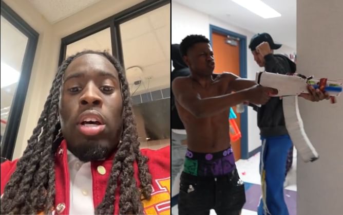 "I'm on my way to the hospital" - Kai Cenat claims Streamer University student allegedly got injured following watergun incident