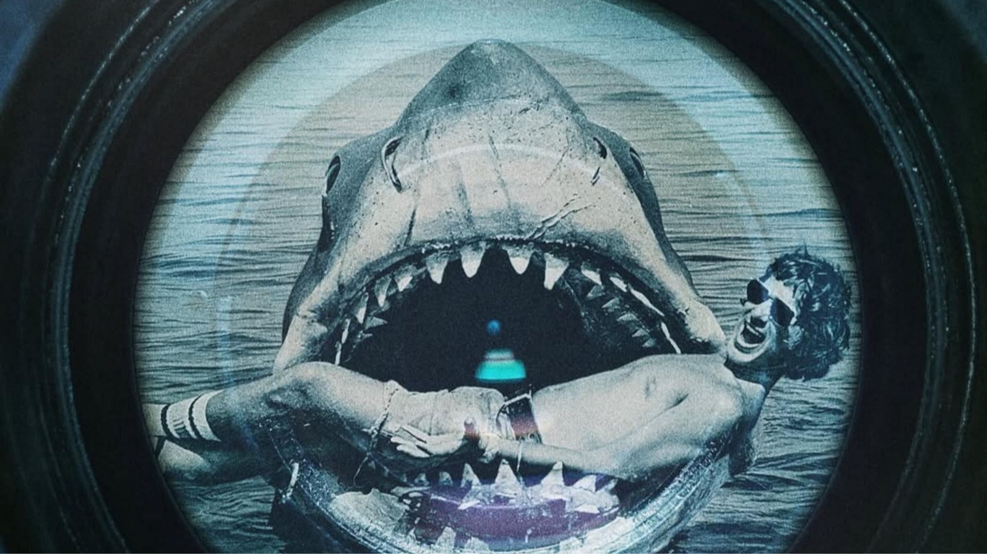 A still from Jaws @ 50: The Definitive Inside Story official poster (Image via Instagram/@natgeotv)