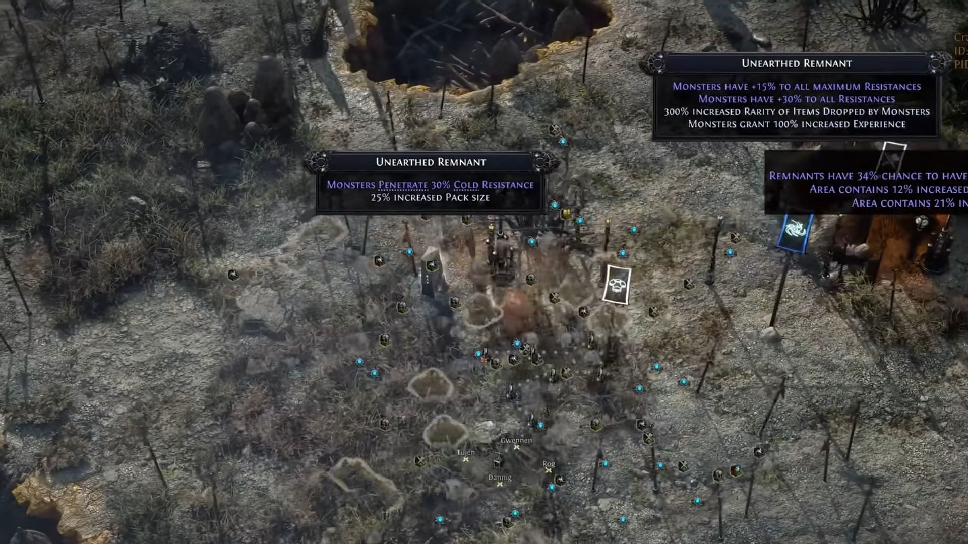 Lot of loot potential with Expedition Logbooks (Image via Grinding Gear Games)