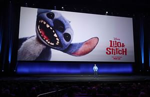 "Capitalism got him too": Internet reacts to Stitch animatronic from Lilo & Stitch scanning tickets in a movie theater