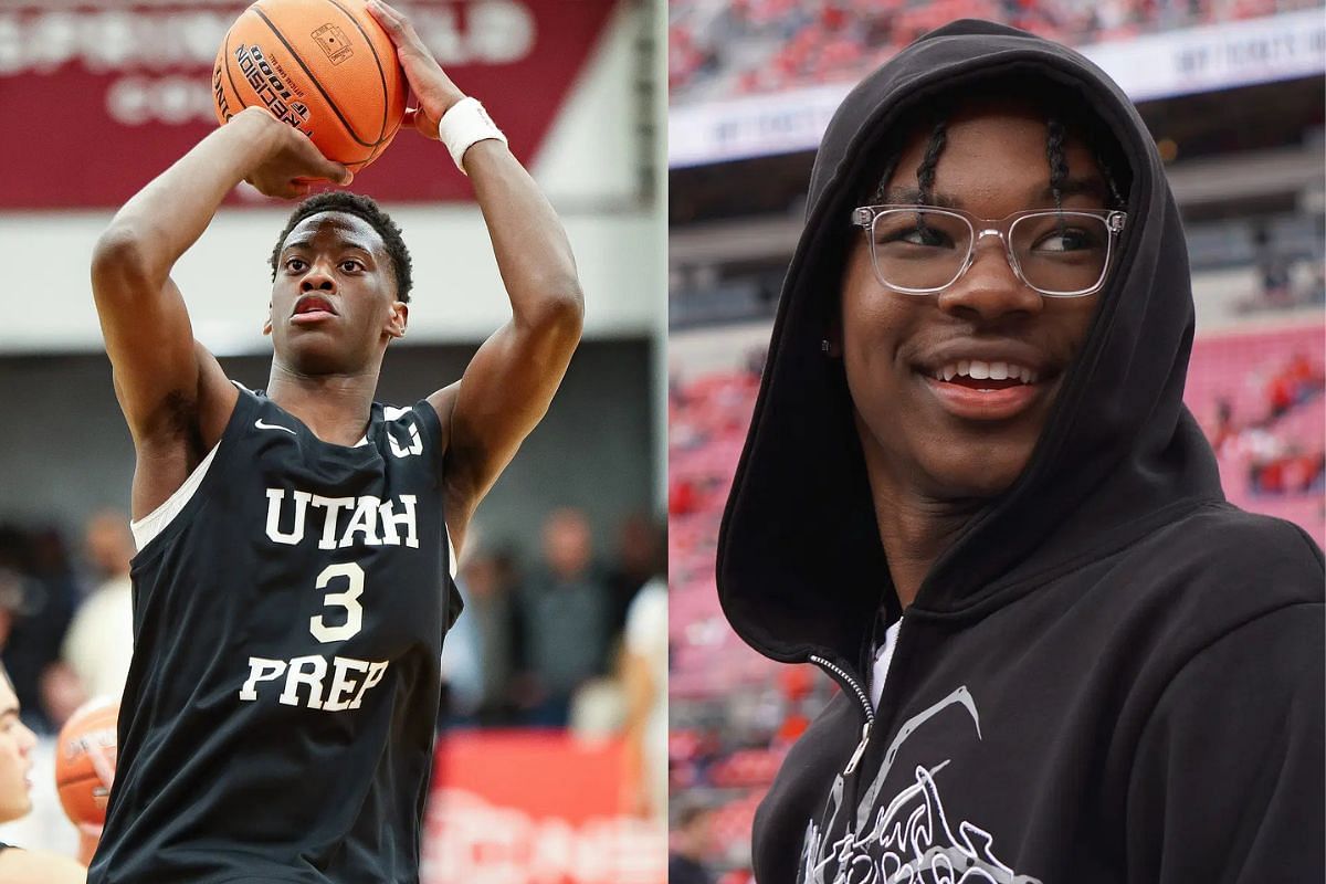 AJ Dybantsa and LeBron James&rsquo; son Bryce set to make college debuts on the same day (Image Credits - IMAGN)