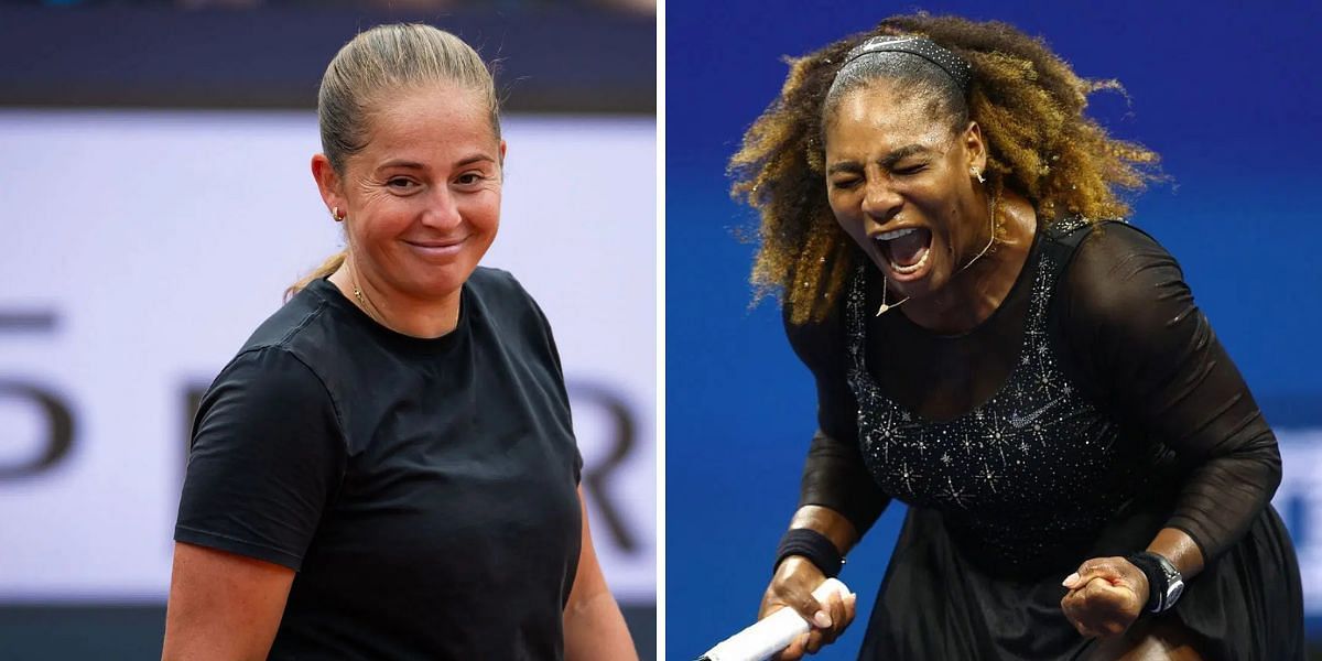 Jelena Ostapenko (left), Serena Williams (right), Sources: Getty