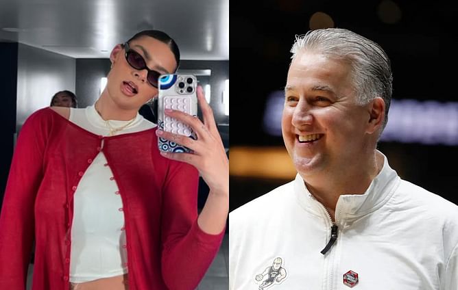 Lauren Betts drops 2-word reaction as Purdue HC Matt Painter witnesses UCLA star’s 7’2 brother Dylan put up impressive display