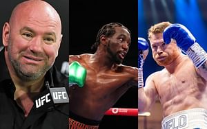 Superfight tease? Dana White brings Canelo Álvarez and Terence Crawford face-to-face