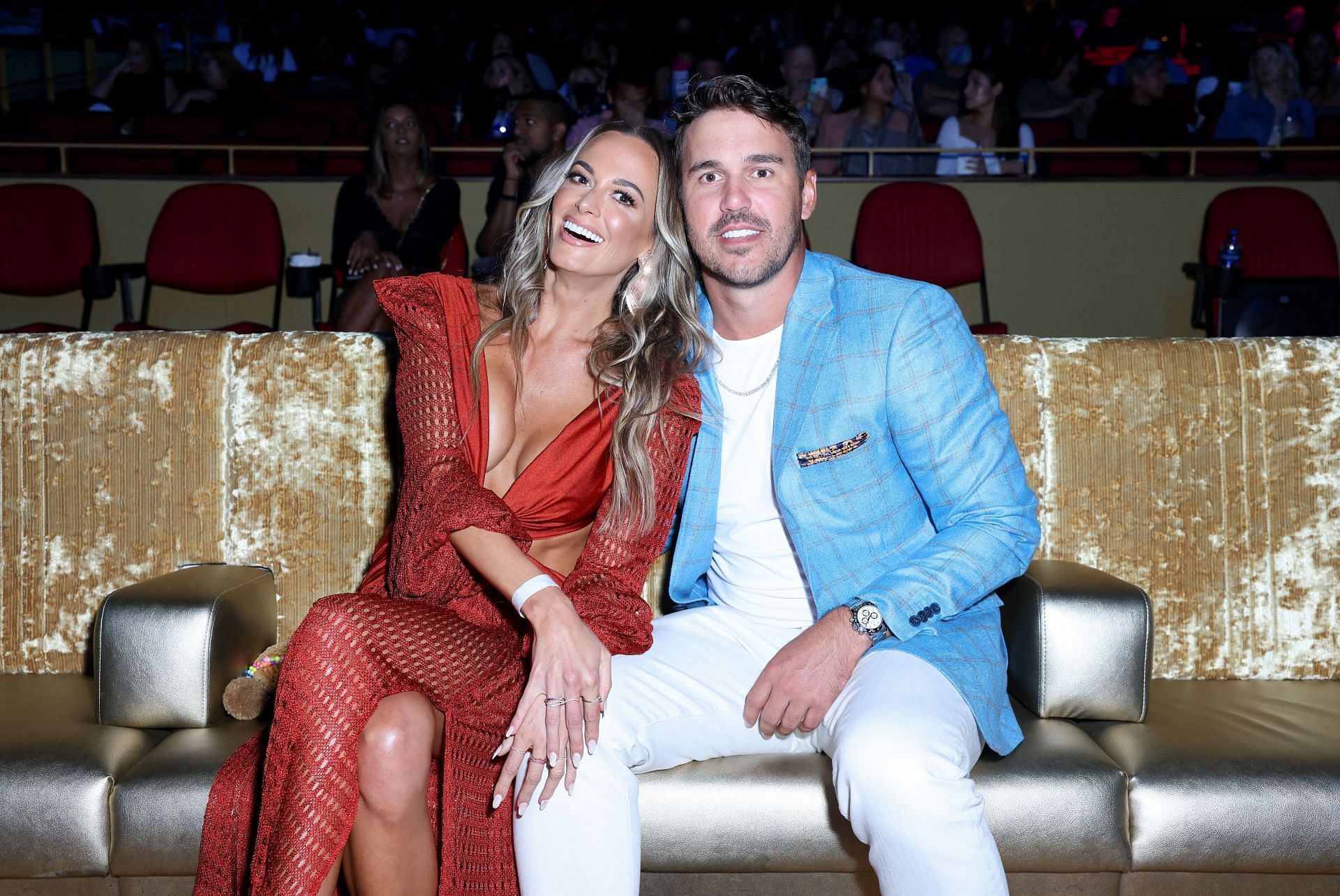Brooks Koepka and Jena Sims (Source: Getty)