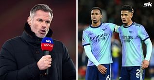 Jamie Carragher ranks 35-year-old ex-Chelsea star as better defender than Arsenal duo William Saliba and Gabriel Magalhaes