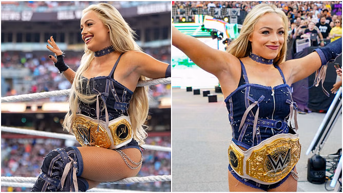 Liv Morgan reacts after huge WWE announcement