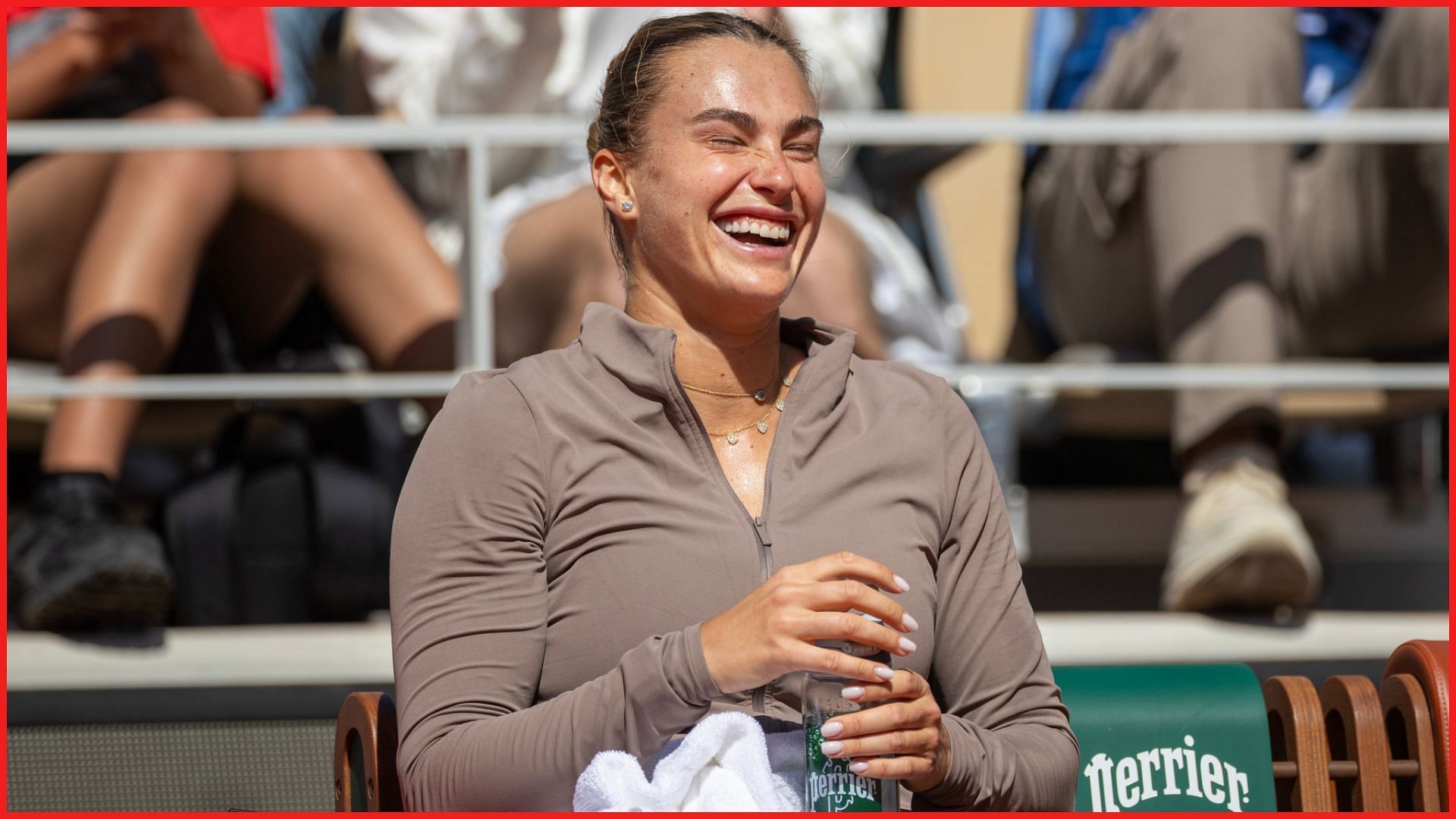 Aryna Sabalenka enjoy rewarding post-win meal- Image Source: Getty