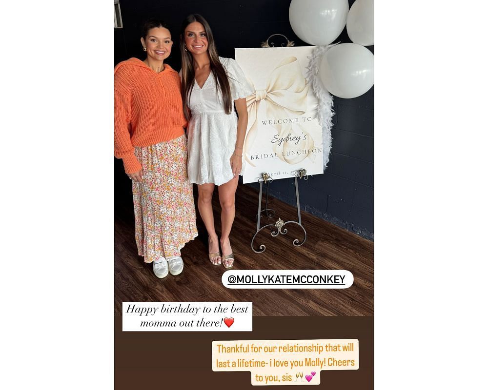 Sydney&#039;s heartfelt birthday tribute to her SIL [IG/@sydney.mcconkey]