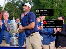 "Well done Scottie Scheffler"; "All Tiger Woods' records are at risk" – Fans hail World No. 1 after PGA Championship 2025 win