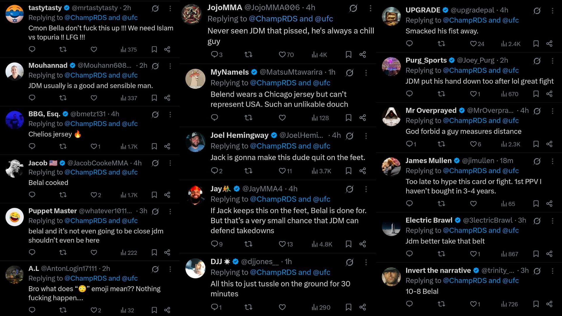 Fan comments [Screenshots courtesy: @ChampRDS on X]
