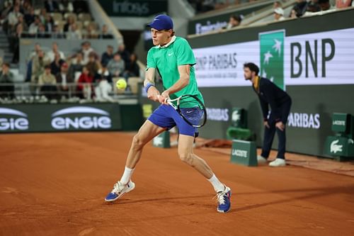 Jannik Sinner at the French Open 2025. (Photo: Getty)