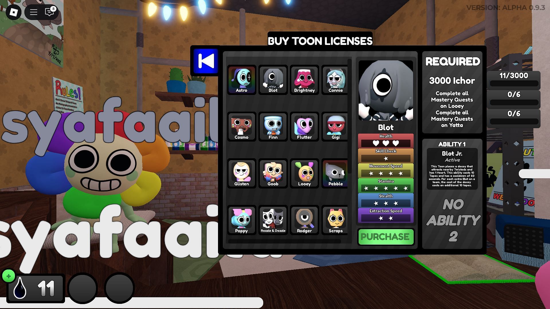Blot in Dandy's Store (Image via Roblox)