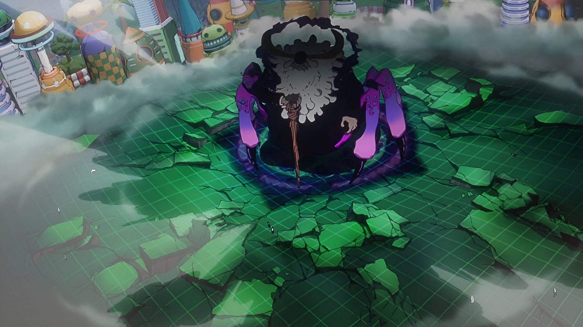 One Piece episode 1128 review:  A dark turning point with stunning visual storytelling as St. Saturn arrives (Image via Toei Animation)