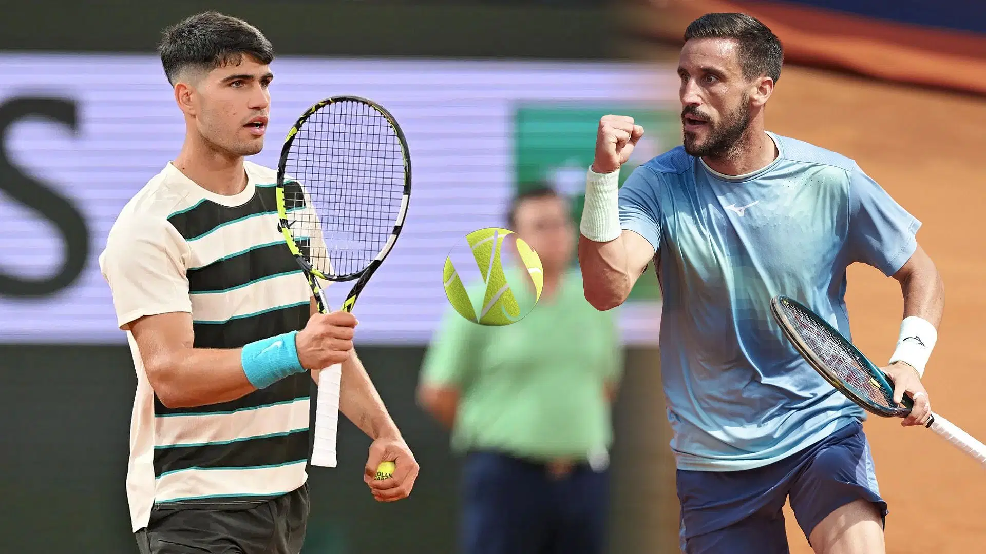 Carlos Alcaraz vs Damir Dzumhur (Source: Getty)