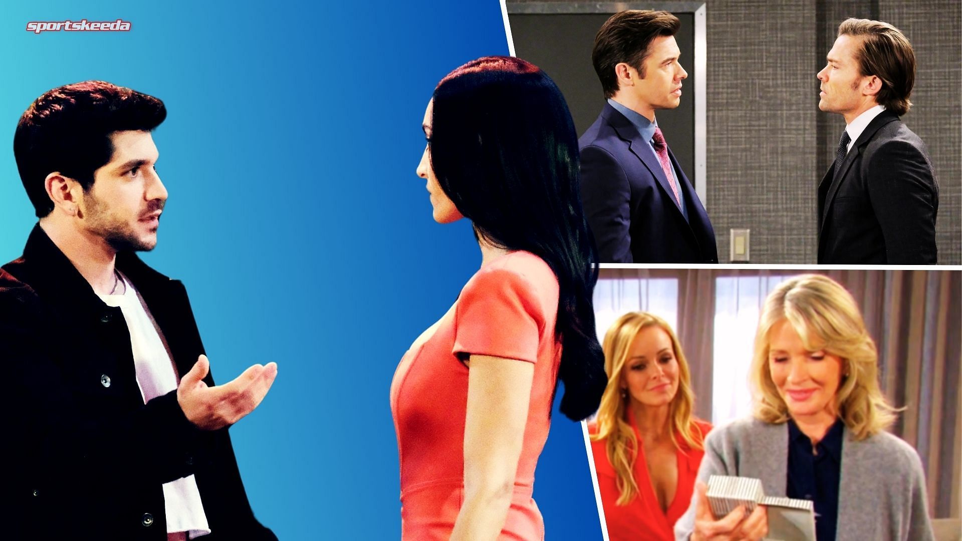 A still from Days Of Our Lives (Custom cover edited by Sportskeeda, images via Peacock)