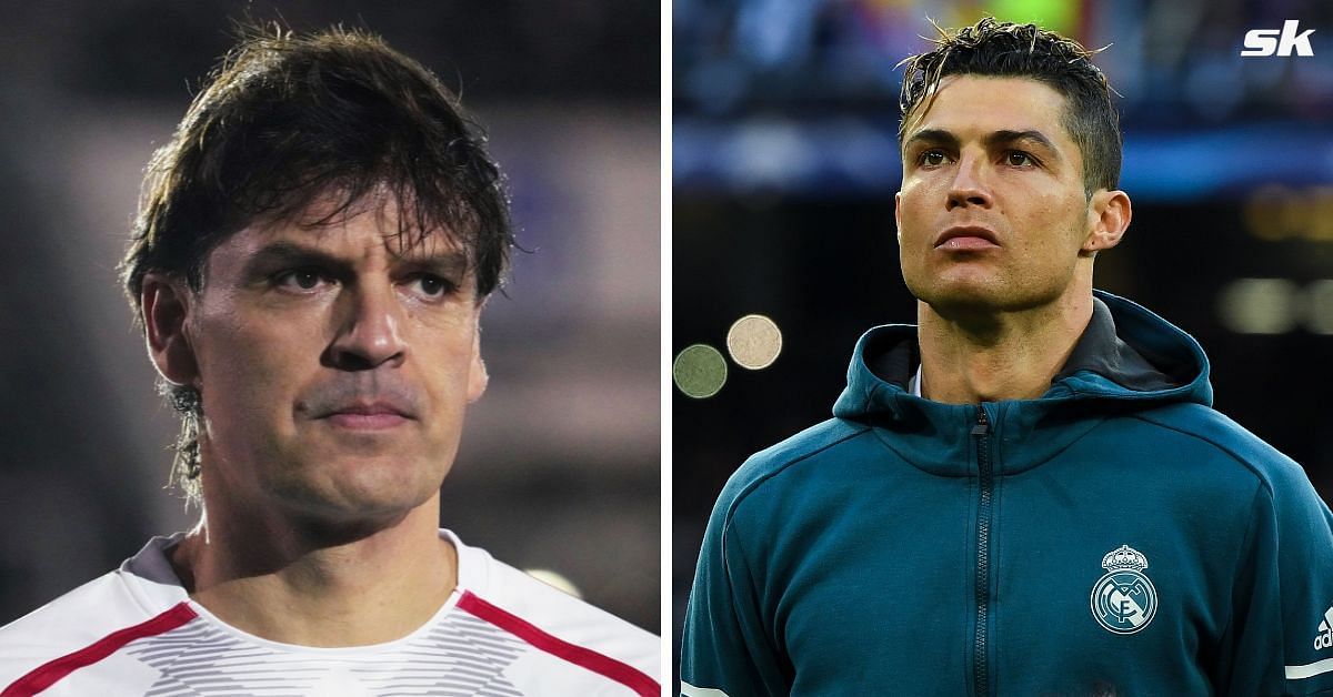 Fernando Morientes and Cristiano Ronaldo
