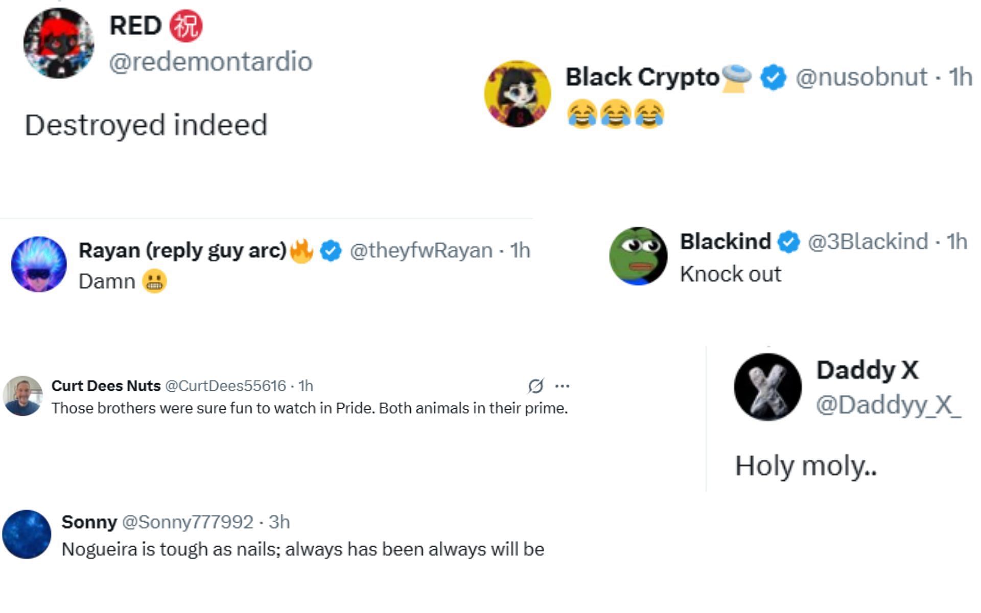 Fan reactions [Screenshots courtesy: @OverDogsPodcast on X]