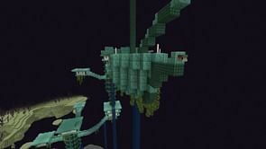 Minecraft player reimagines End City with breathtaking Ocean Monument theme