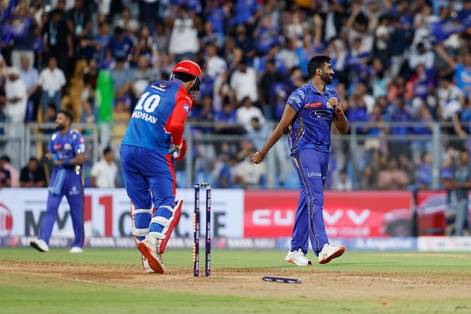 Jasprit Bumrah knocks over Mustafizur Rahman with a superb yorker to send MI into the IPL 2025 playoffs and knock out DC [Watch]