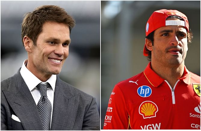 Tom Brady joins Carlos Sainz for sea-side golf session ahead of Miami GP