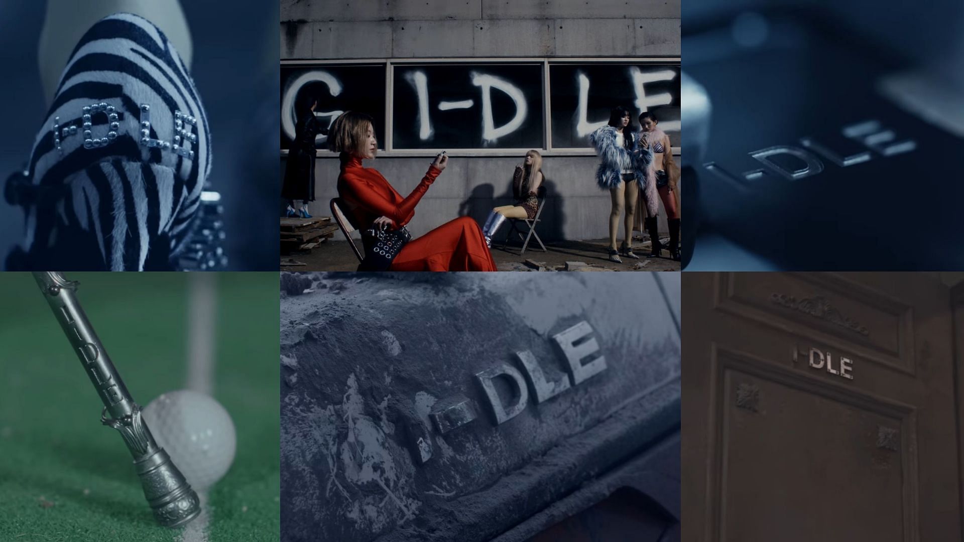 I-DLE in &quot;i-dentity&quot; trailers (Image via YouTube/@official_i_dle)