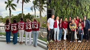 In Photos: Brad Marchand’s full family gears up in matching Panthers jackets for Game 7 where Florida advance to ECF