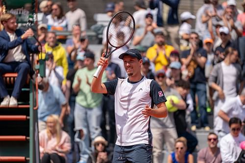 Filip Misolic at the 2025 French Open - Source: Getty