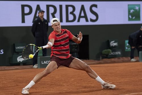 Holger Rune at the 2025 French Open - Source: Getty