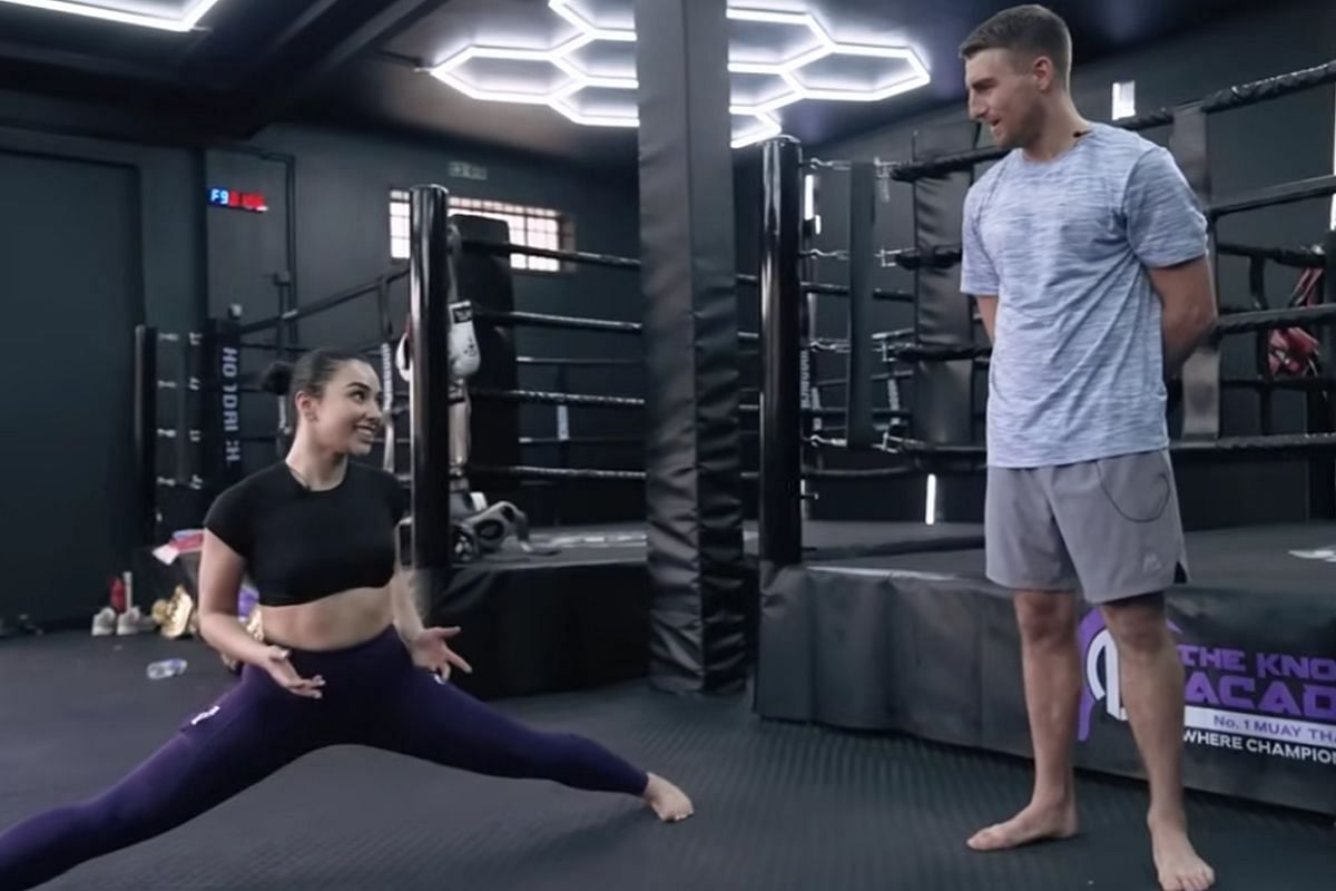 Dua Shkara (left), Jonathan Haggerty (right) [Photo via ONE Championship]