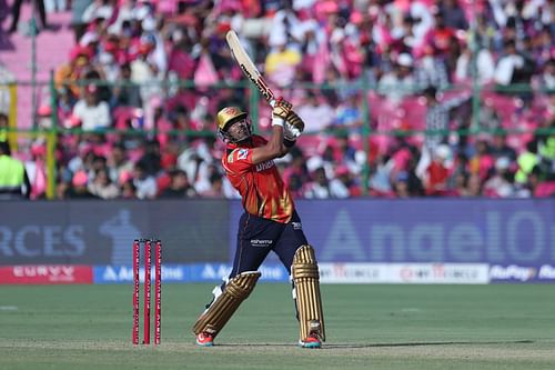 Shashank Singh scored an unbeaten half-century in PBKS' IPL 2025 clash against RR. [P/C: Getty]