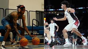 Duke commit Cayden Boozer drops 1-word reaction to future teammate Isaiah Evans’ cool edit and snaps from practice