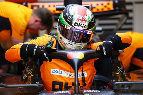 Pato O'Ward with McLaren during the post-season F1 testing at Abu Dhabi, Dec 2024 - Source: Getty