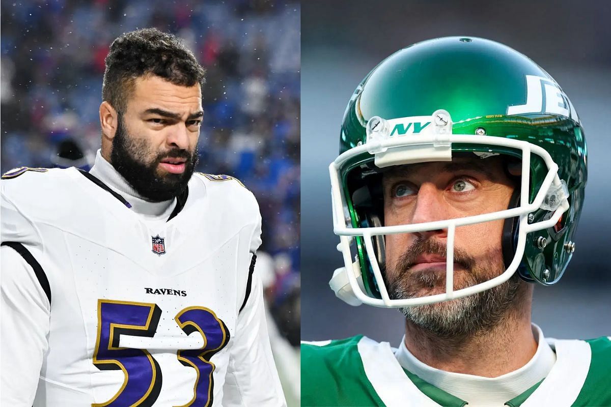 Ravens LB Kyle Van Noy backs Aaron Rodgers to succeed where Russell Wilson failed at Steelers (Image Credits - IMAGN/GETTY)