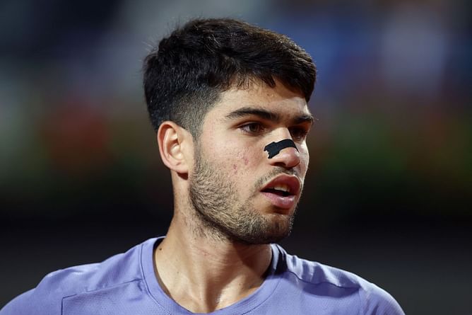 Carlos Alcaraz's bizarre camera message after Italian Open 4R win leaves fans confused