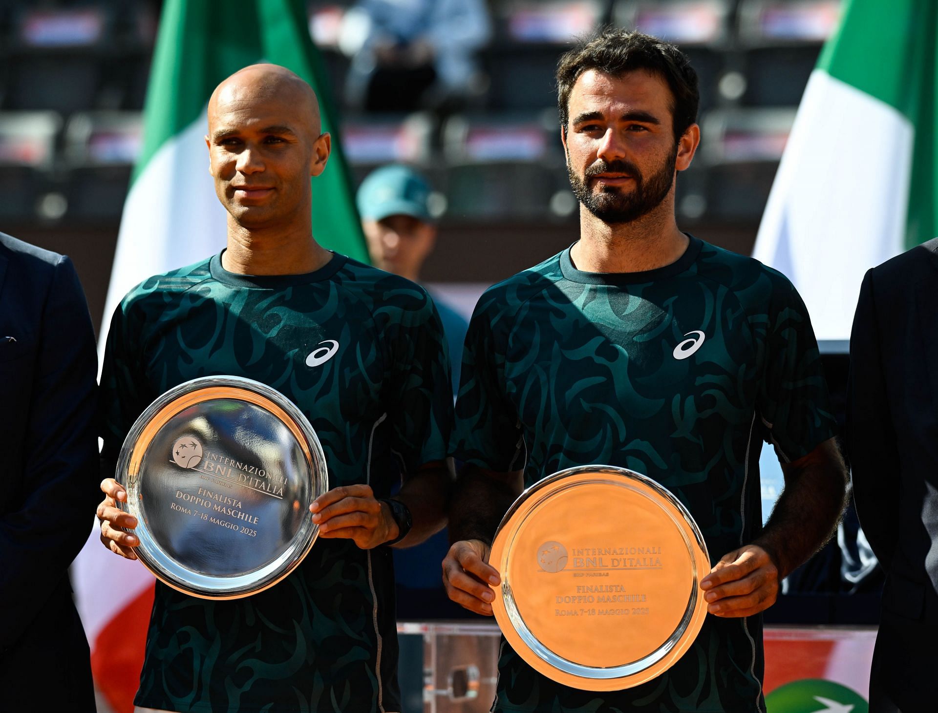 Sadio Doumbia and Fabien Reboul pictured at the 2025 Geneva Open | Image Source: Getty