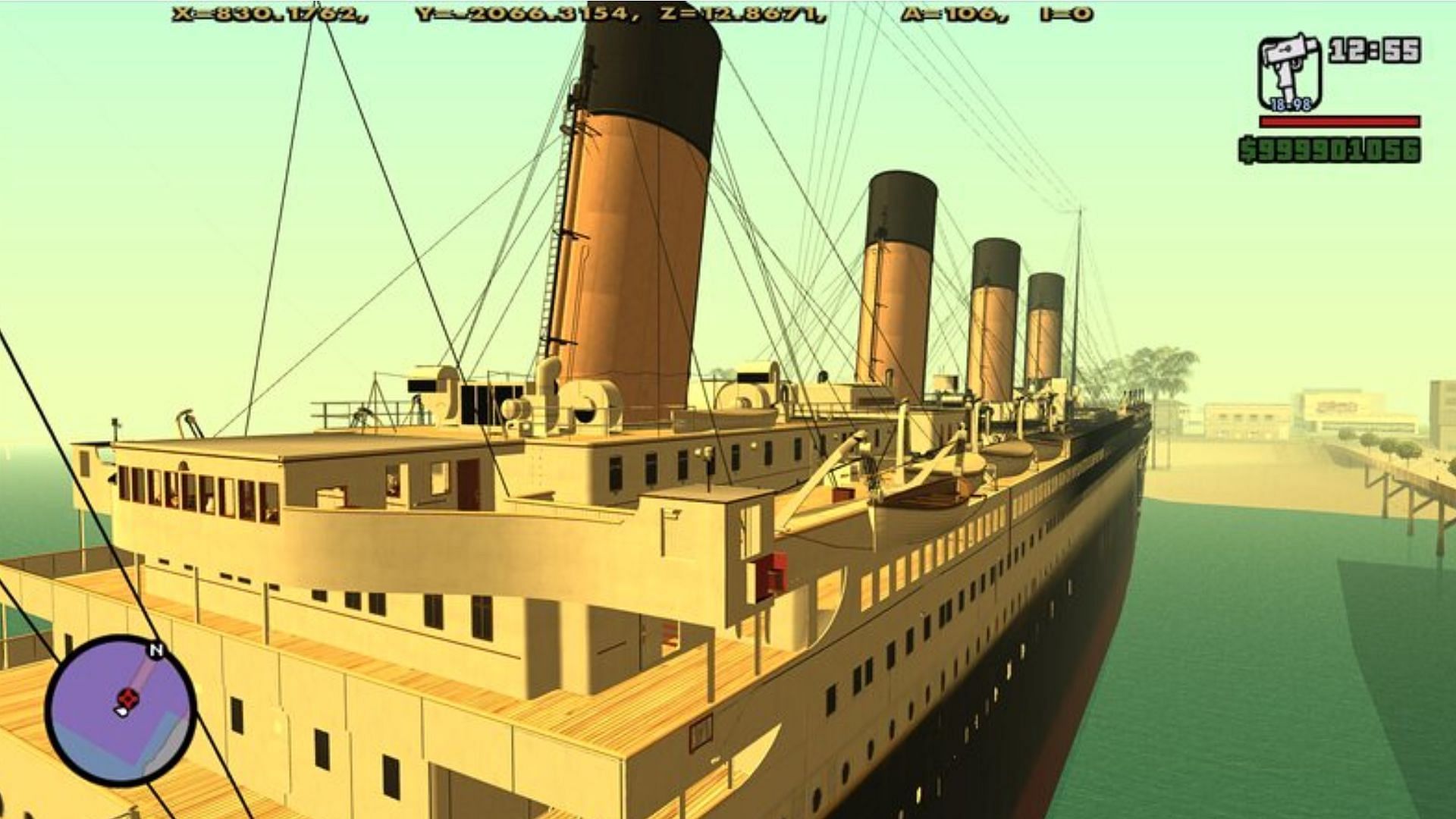 Explore the ocean with San Andreas Mod (image via Rockstar, GTAINSIDE) games)