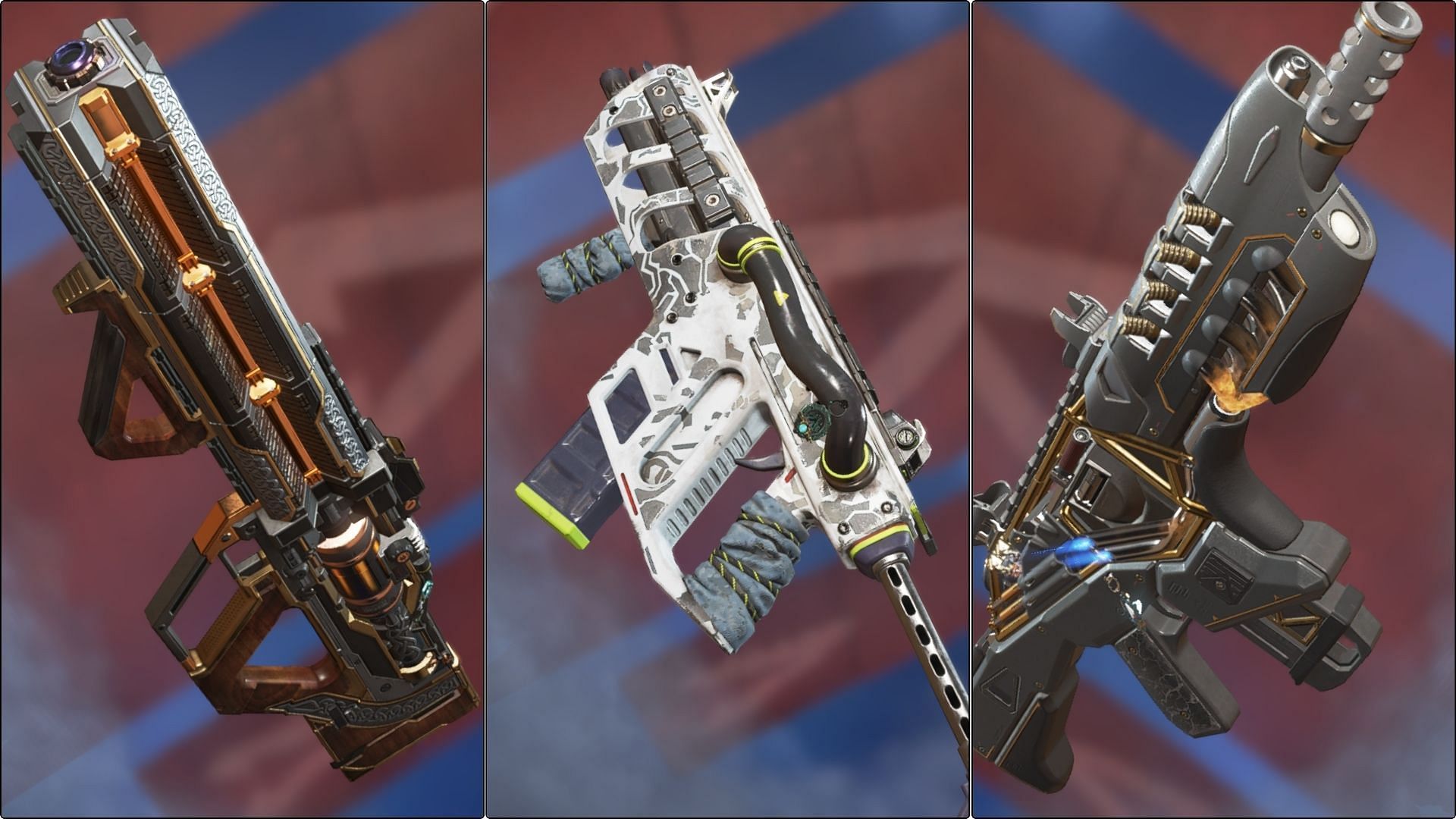 Havoc, R-99, Hemlok in Apex Legends (Image via Sportskeeda Gaming || EA)