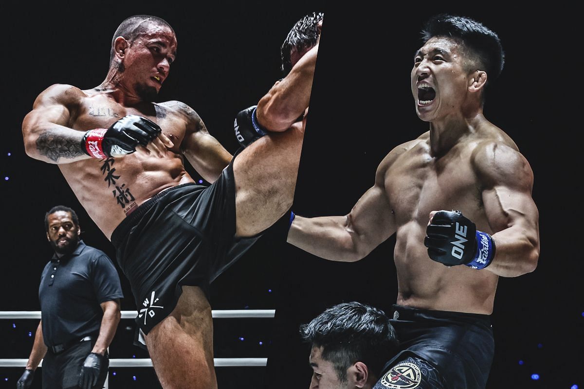 Lucas Gabriel and Zhang Lipeng - Photo by ONE Championship